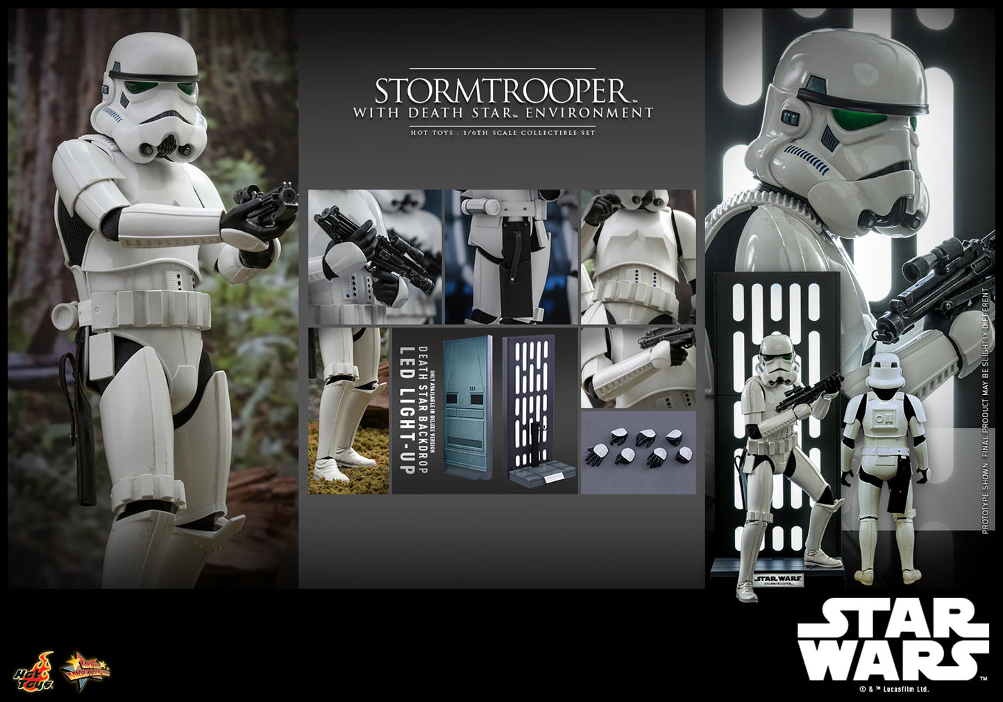 Stormtrooper™ with Death Star™ Environment Sixth Scale Figure