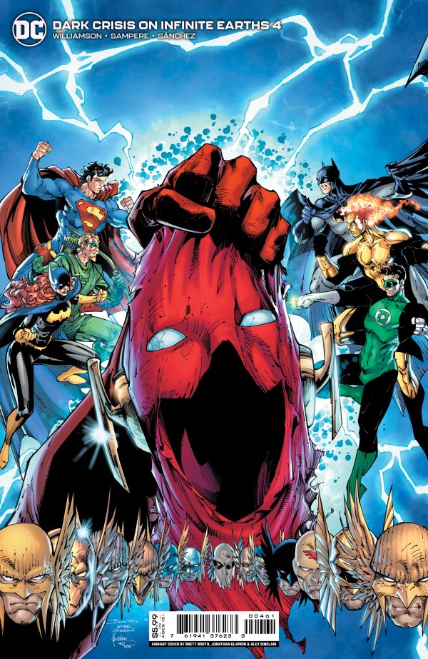 Dark Crisis on Infinite Earths #4 Cover C Brett Booth & Jonathan Glapion Zero Hour Homage Variant