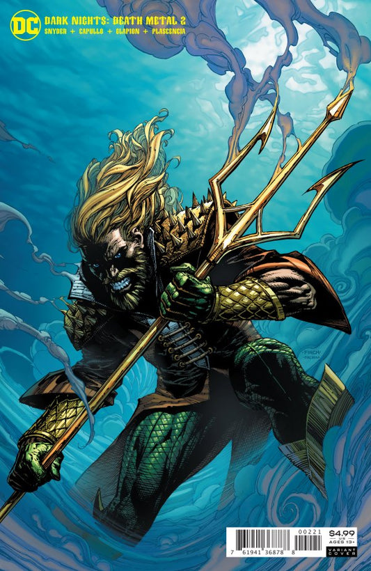 Dark Nights: Death Metal #2 David Finch Aquaman Variant