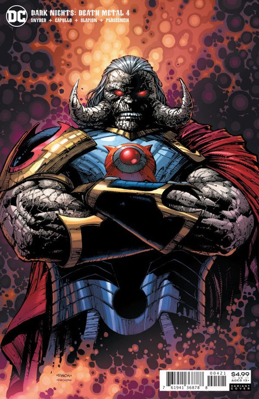 Dark Nights: Death Metal #4 Cover B David Finch Darkseid Variant