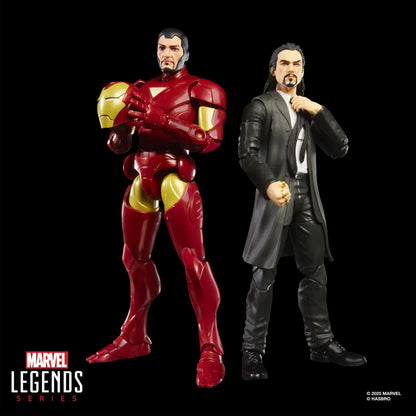 The Invincible Iron Man Marvel Legends Iron Man (Extremis) & Marvel's Mandarin Action Figure Two-Pack
