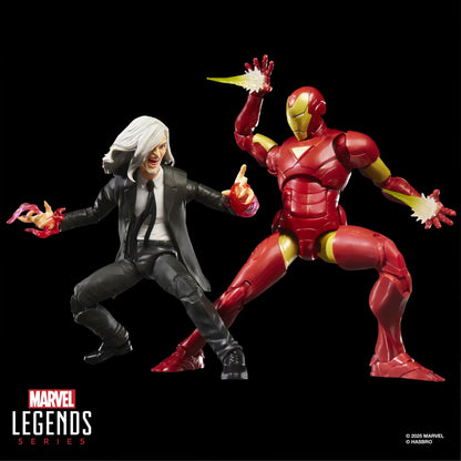 The Invincible Iron Man Marvel Legends Iron Man (Extremis) & Marvel's Mandarin Action Figure Two-Pack