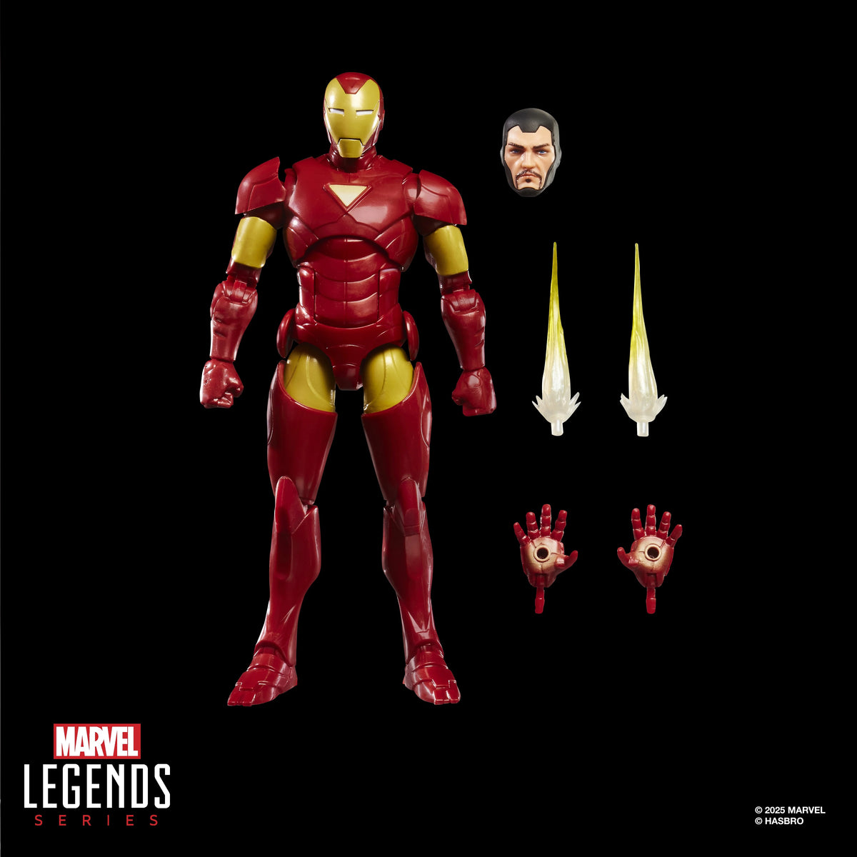 The Invincible Iron Man Marvel Legends Iron Man (Extremis) & Marvel's Mandarin Action Figure Two-Pack