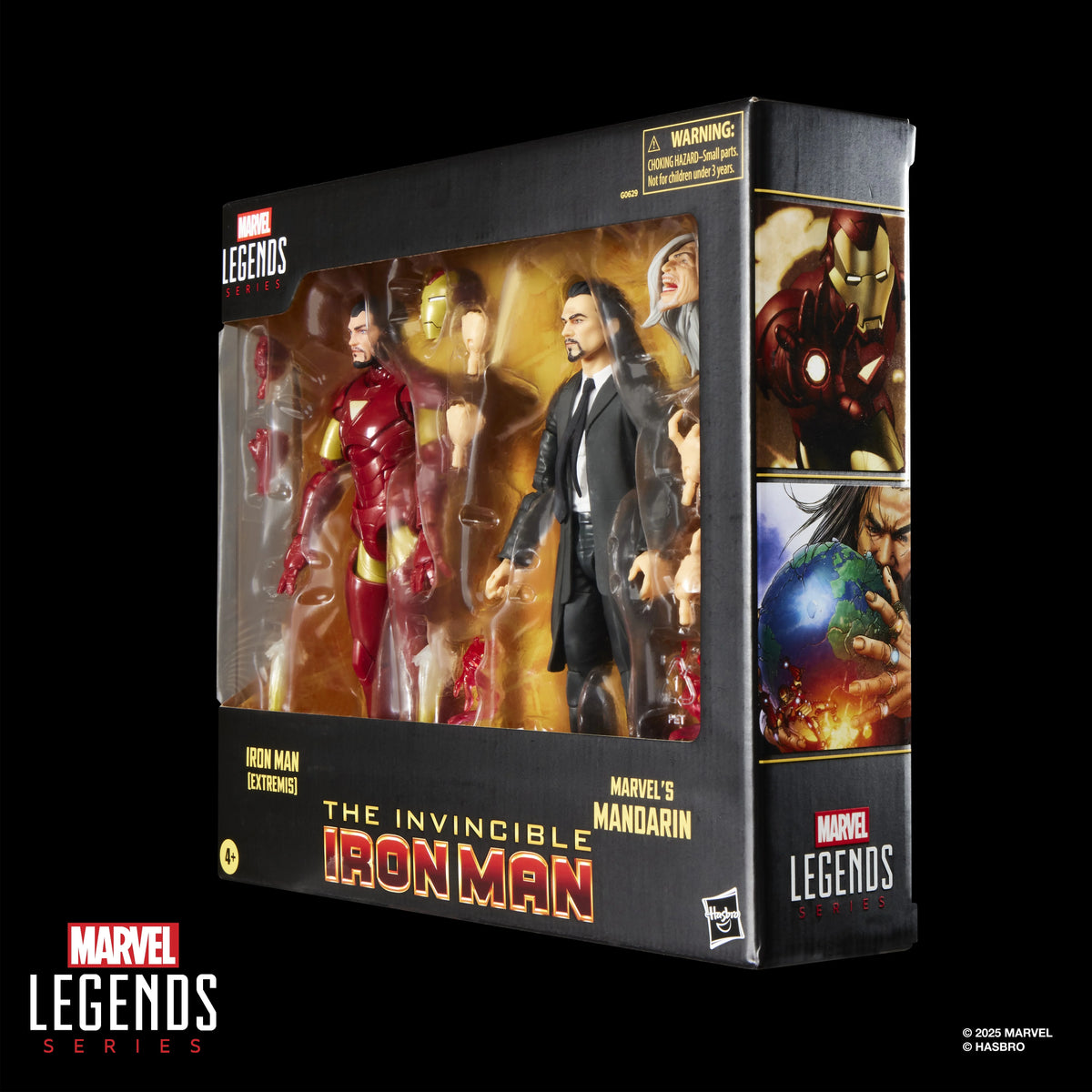 The Invincible Iron Man Marvel Legends Iron Man (Extremis) & Marvel's Mandarin Action Figure Two-Pack