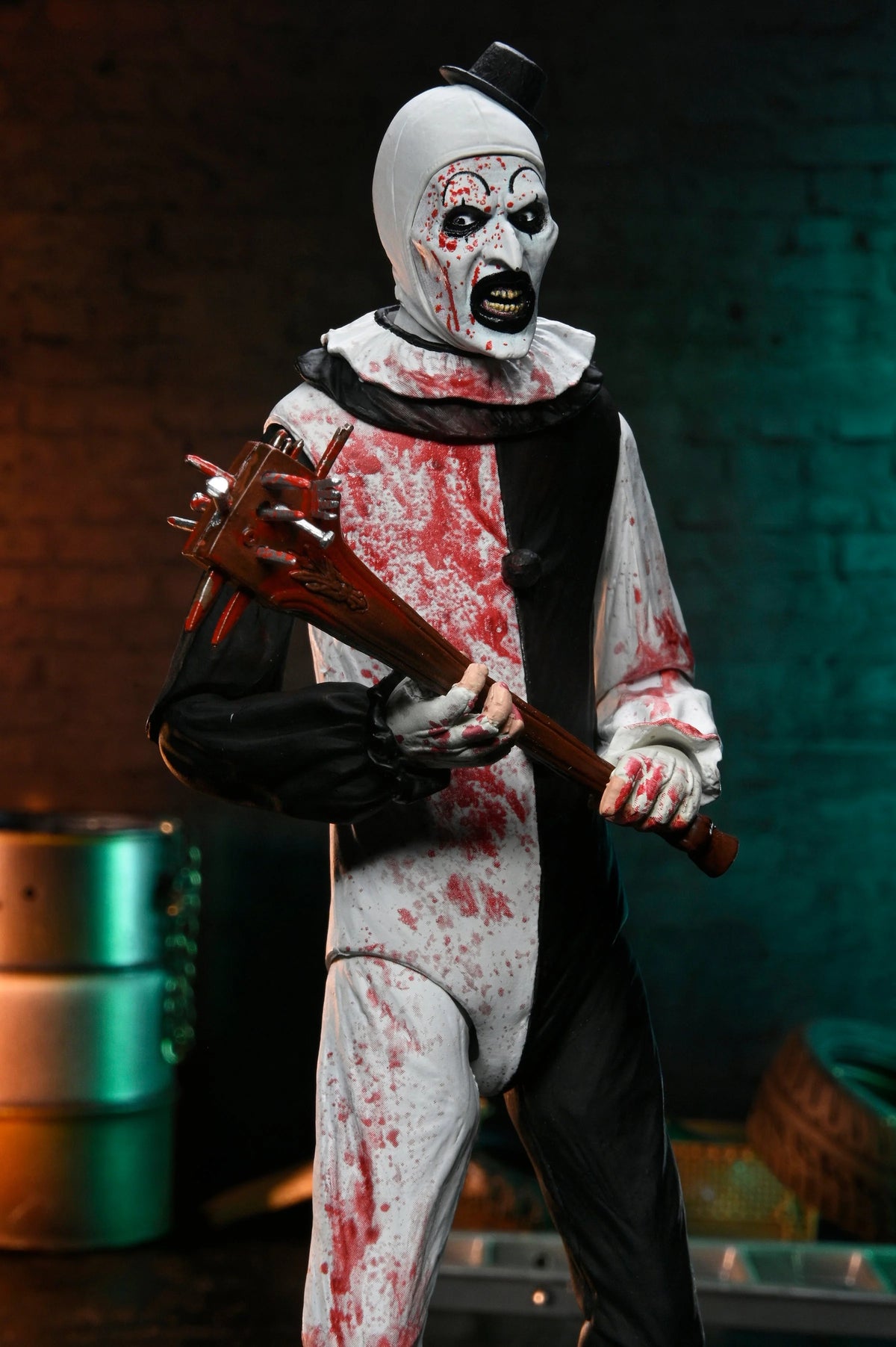 TERRIFIER 2 - ULTIMATE ART THE CLOWN 7" SCALE ACTION FIGURE (BLOOD SPLATTERED)
