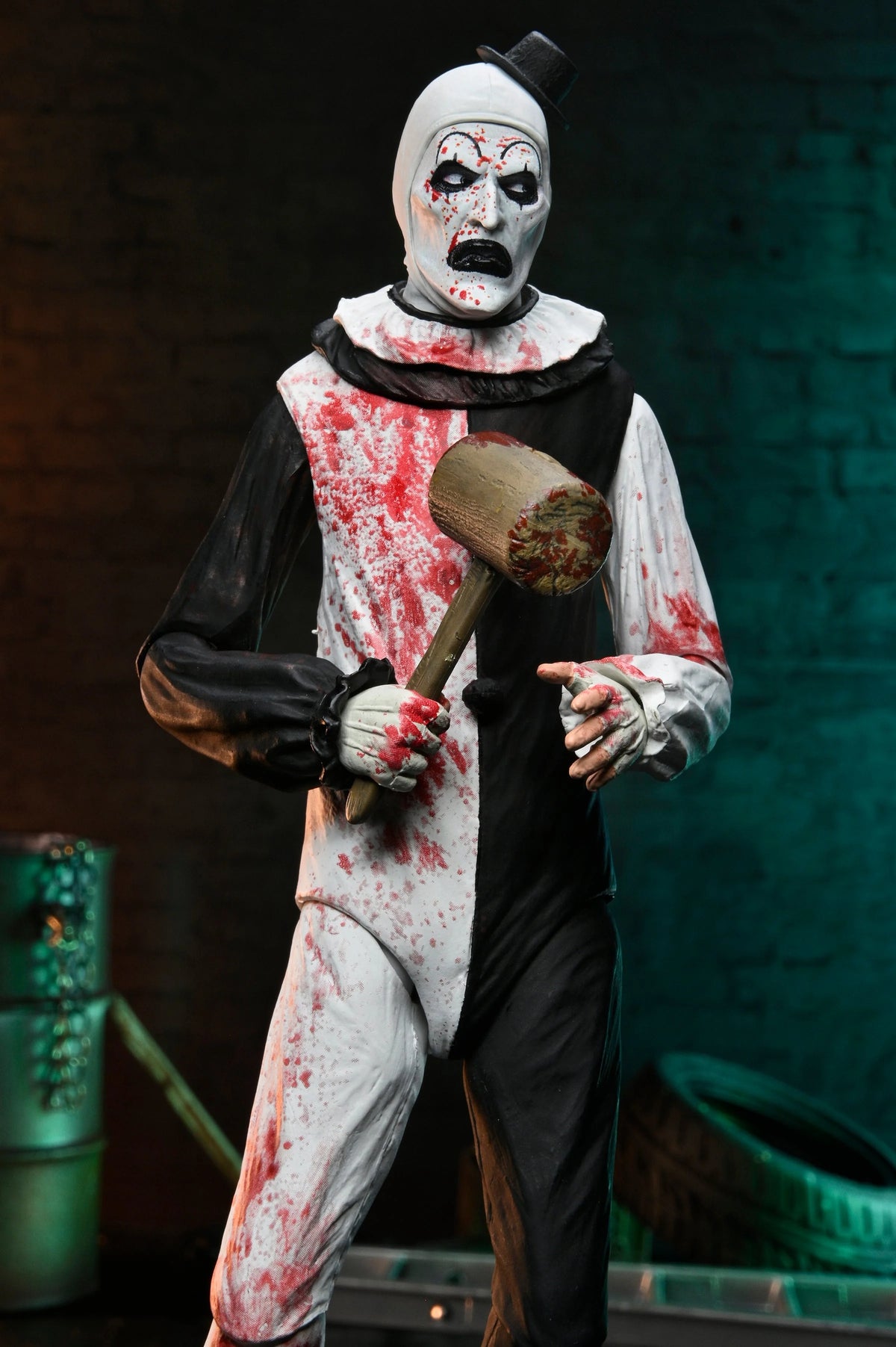 TERRIFIER 2 - ULTIMATE ART THE CLOWN 7" SCALE ACTION FIGURE (BLOOD SPLATTERED)