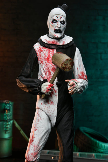 TERRIFIER 2 - ULTIMATE ART THE CLOWN 7" SCALE ACTION FIGURE (BLOOD SPLATTERED)