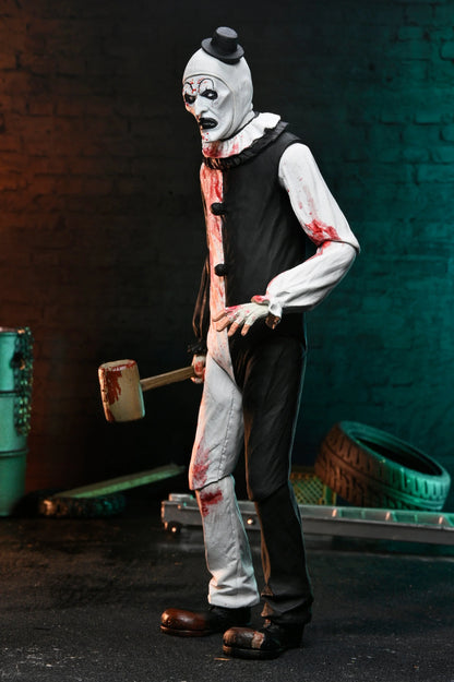 TERRIFIER 2 - ULTIMATE ART THE CLOWN 7" SCALE ACTION FIGURE (BLOOD SPLATTERED)