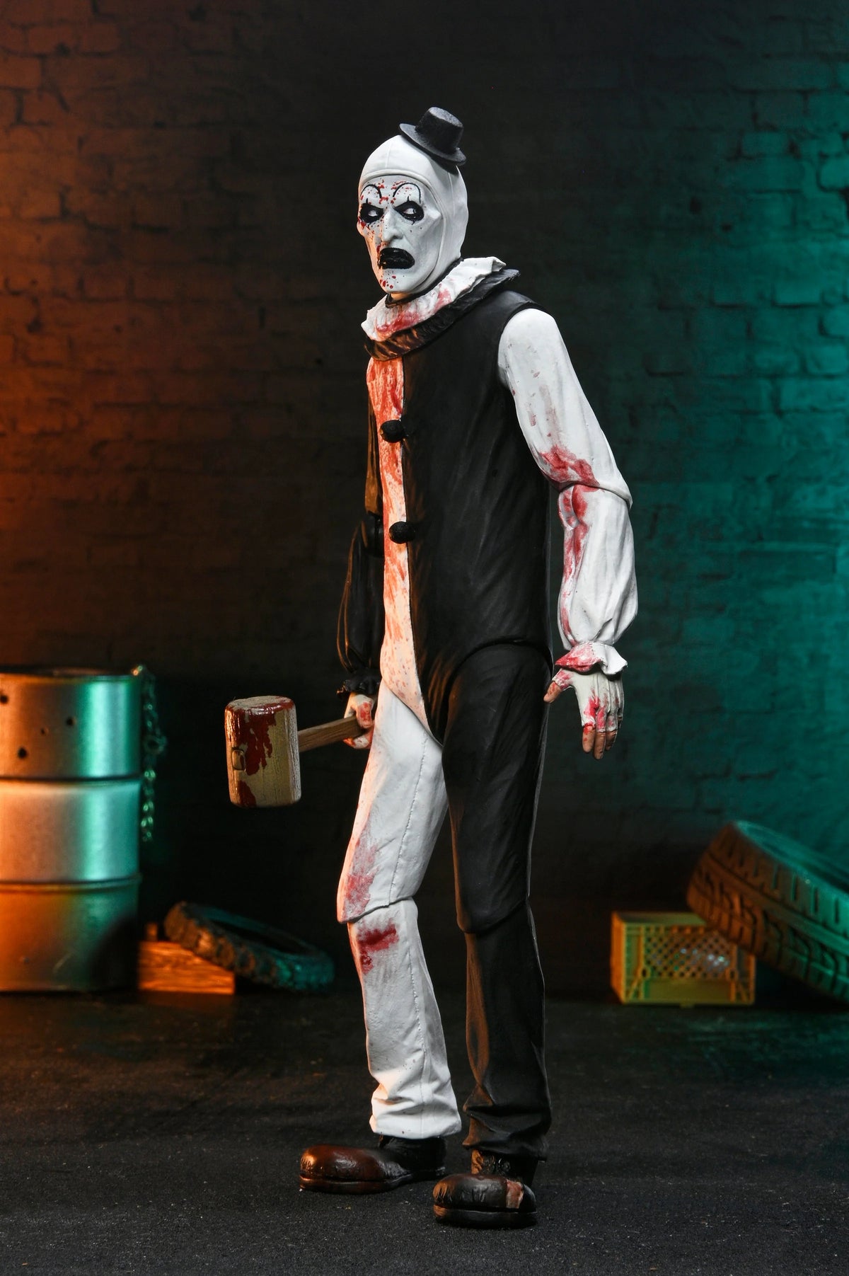 TERRIFIER 2 - ULTIMATE ART THE CLOWN 7" SCALE ACTION FIGURE (BLOOD SPLATTERED)