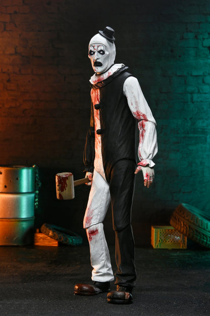 TERRIFIER 2 - ULTIMATE ART THE CLOWN 7" SCALE ACTION FIGURE (BLOOD SPLATTERED)