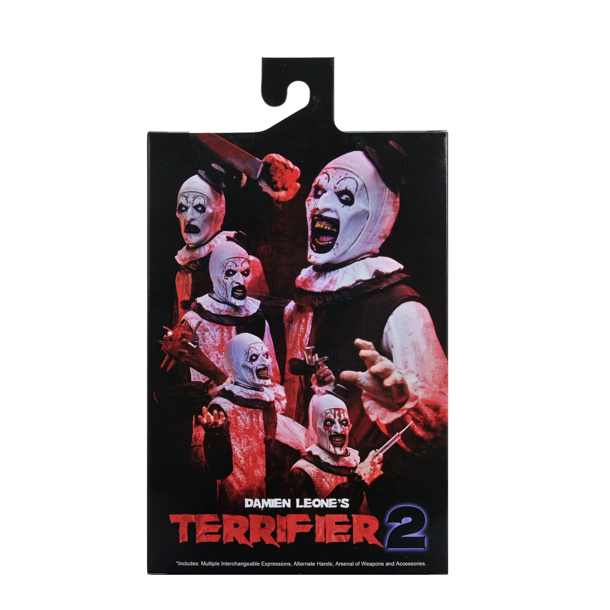 TERRIFIER 2 - ULTIMATE ART THE CLOWN 7" SCALE ACTION FIGURE (BLOOD SPLATTERED)