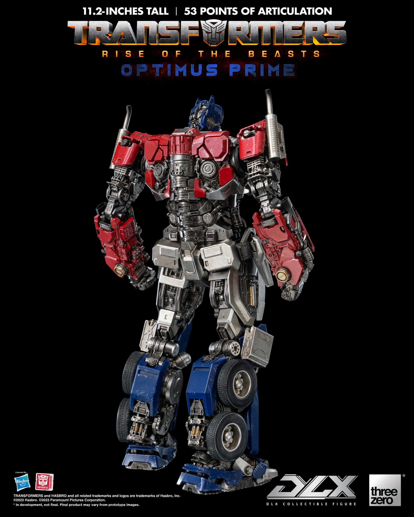 Transformers Rise Of The Beasts DLX Optimus Prime 11.2in Figure