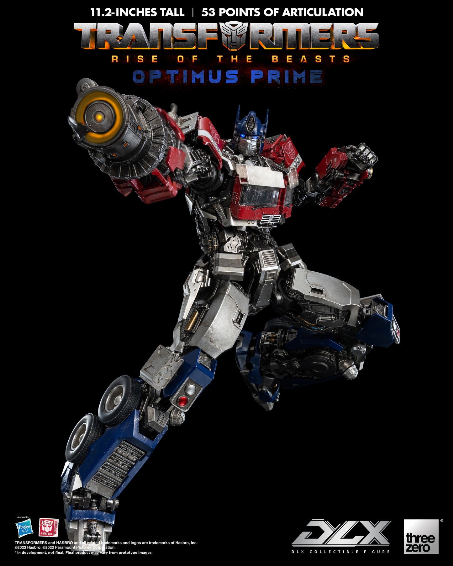 Transformers Rise Of The Beasts DLX Optimus Prime 11.2in Figure