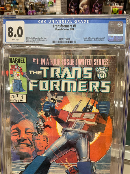 Transformers #1 CGC 8.0