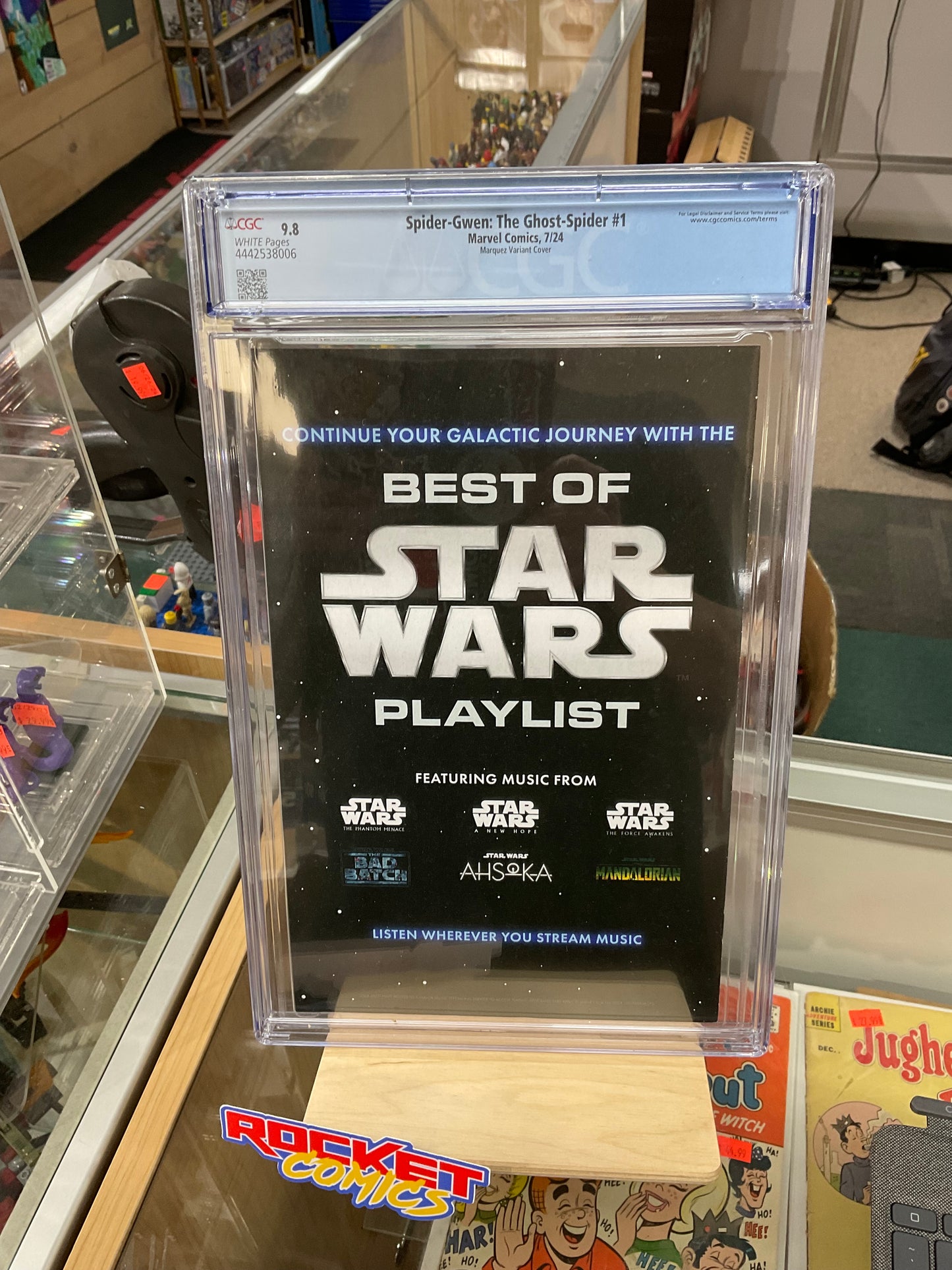 Spider-Gwen: The Ghost-Spider #1 CGC 9.8 Marquez Cover