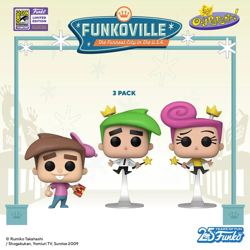 SDCC 2023 (Shared): The Fairly OddParents POP! Fairly OddParents 3-Pack