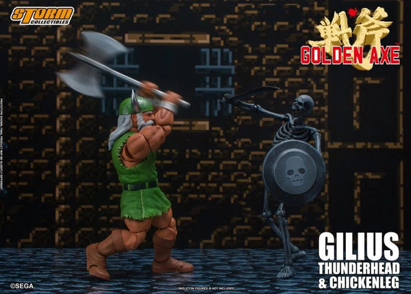 Golden Axe Gilius Thunderhead & Chickenleg 1/12 Scale Action Figure Set