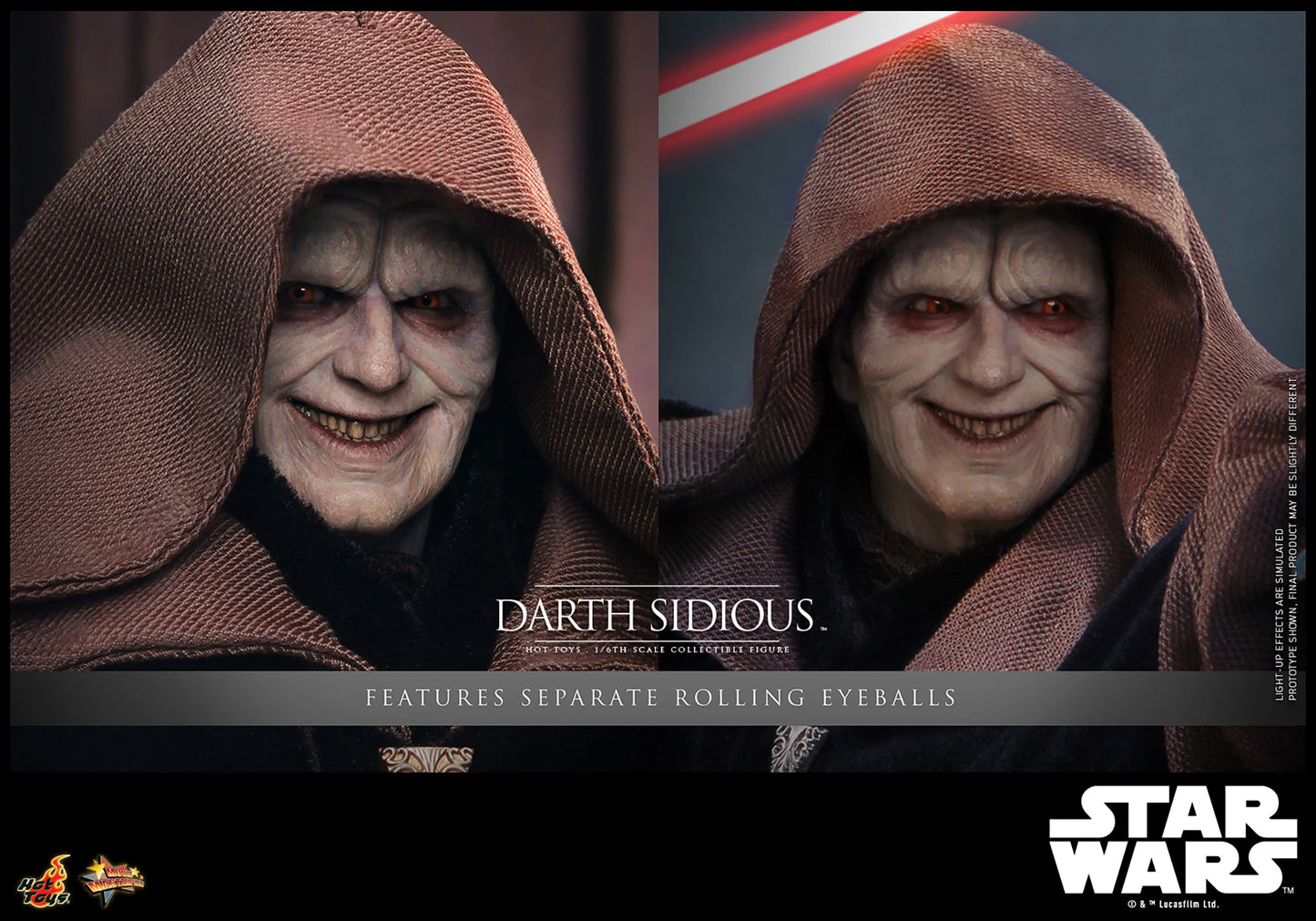 (Pre-Orders) DARTH SIDIOUS™ EPIII Sixth Scale Figure by Hot Toys
