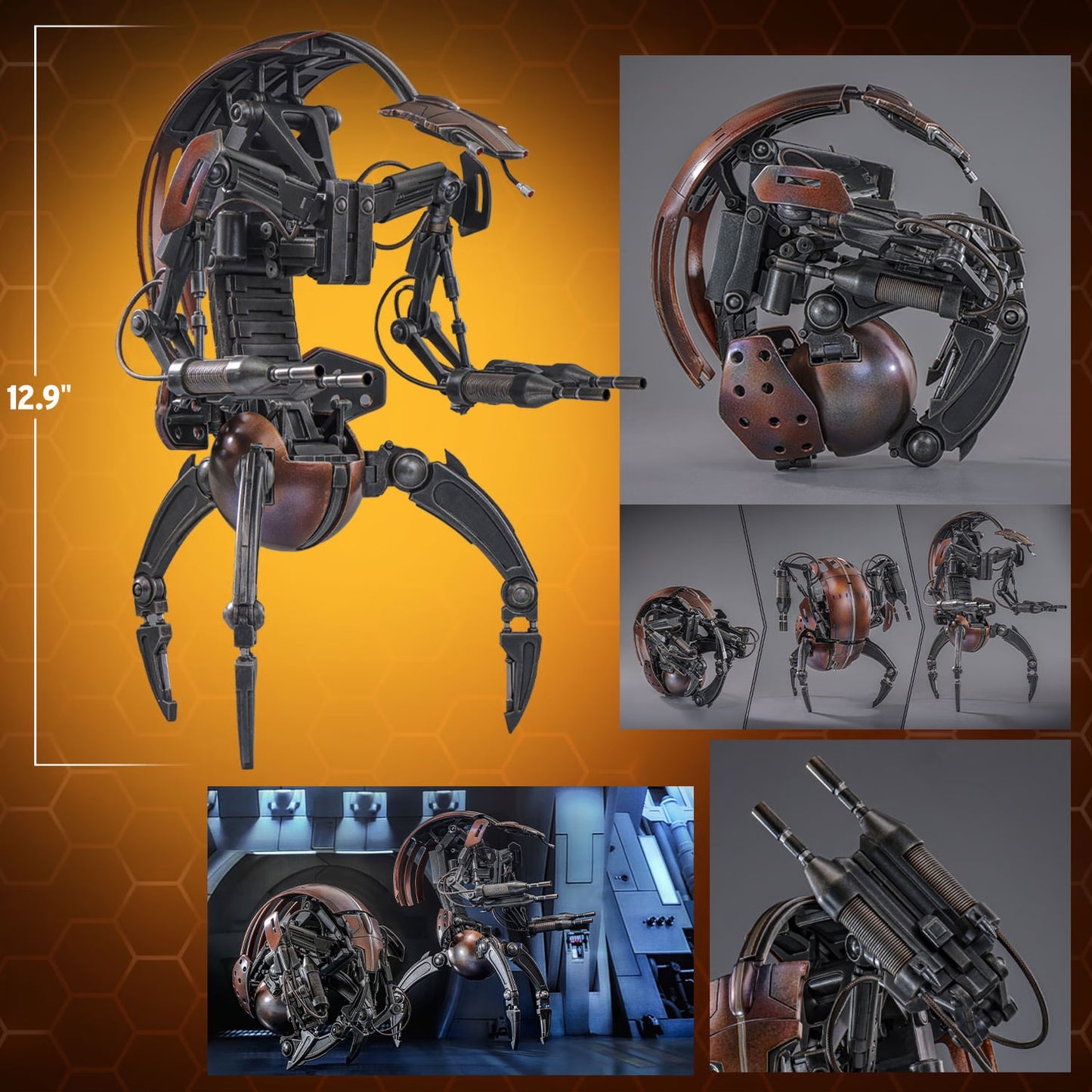 DROIDEKA™ Sixth Scale Figure by Hot Toys