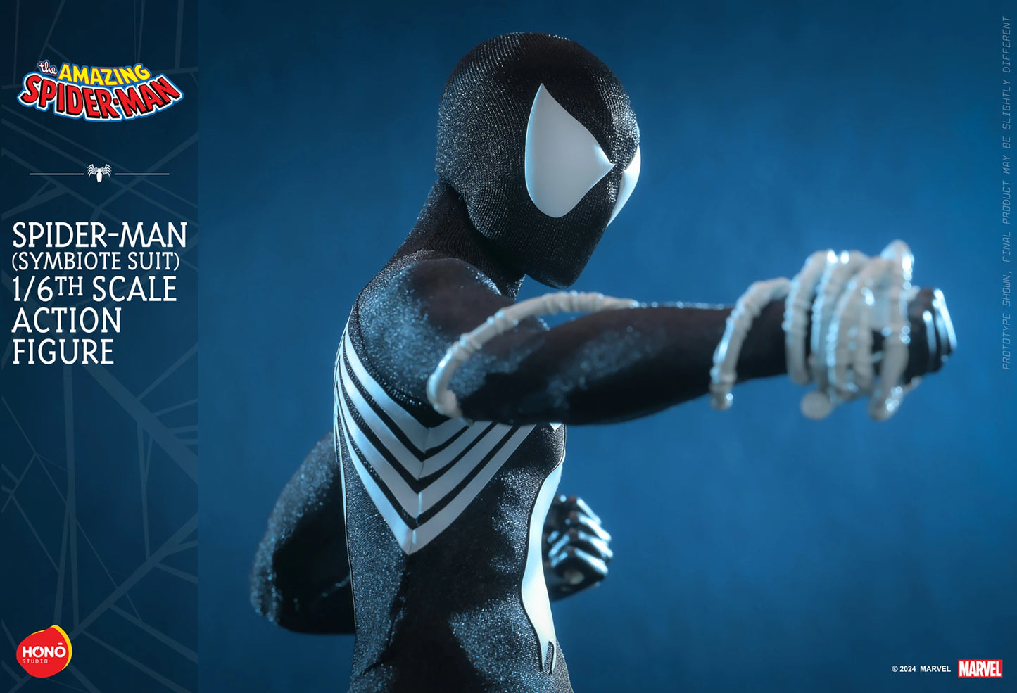 SPIDER-MAN (SYMBIOTE SUIT) Action Figure by Honō Studio