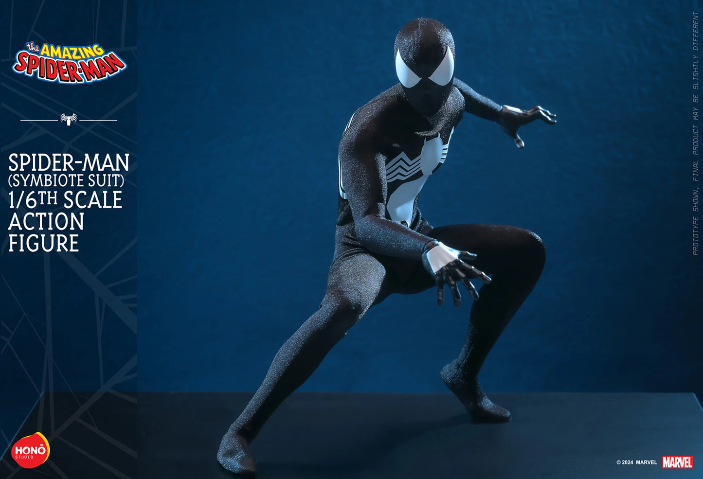SPIDER-MAN (SYMBIOTE SUIT) Action Figure by Honō Studio