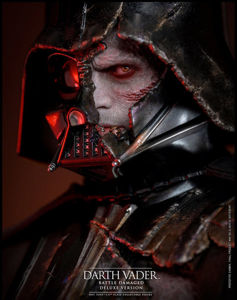 Pre-Order: DARTH VADER™ (BATTLE DAMAGED) (DELUXE VERSION) Sixth Scale Figure by Hot Toys