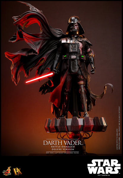 Pre-Order: DARTH VADER™ (BATTLE DAMAGED) (DELUXE VERSION) Sixth Scale Figure by Hot Toys