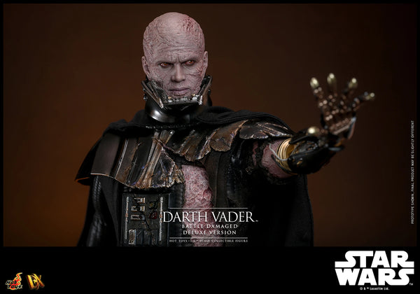 Pre-Order: DARTH VADER™ (BATTLE DAMAGED) (DELUXE VERSION) Sixth Scale Figure by Hot Toys