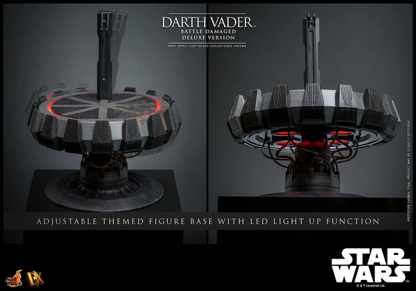 Pre-Order: DARTH VADER™ (BATTLE DAMAGED) (DELUXE VERSION) Sixth Scale Figure by Hot Toys