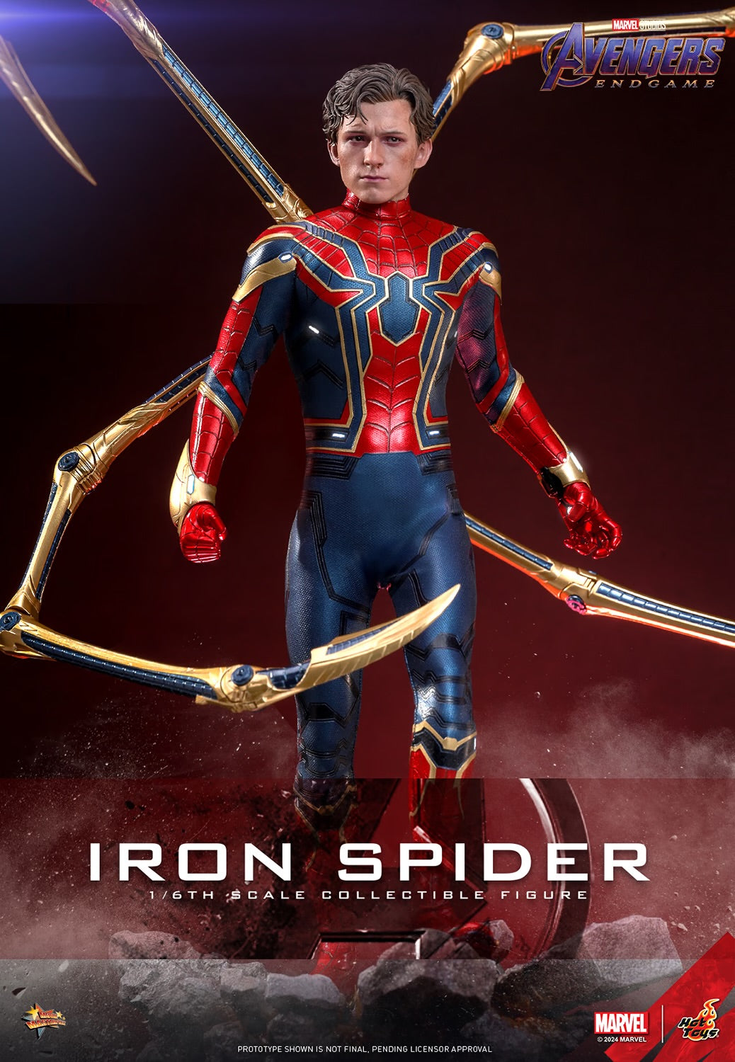 (Pre-Order) IRON SPIDER Sixth Scale Figure by Hot Toys