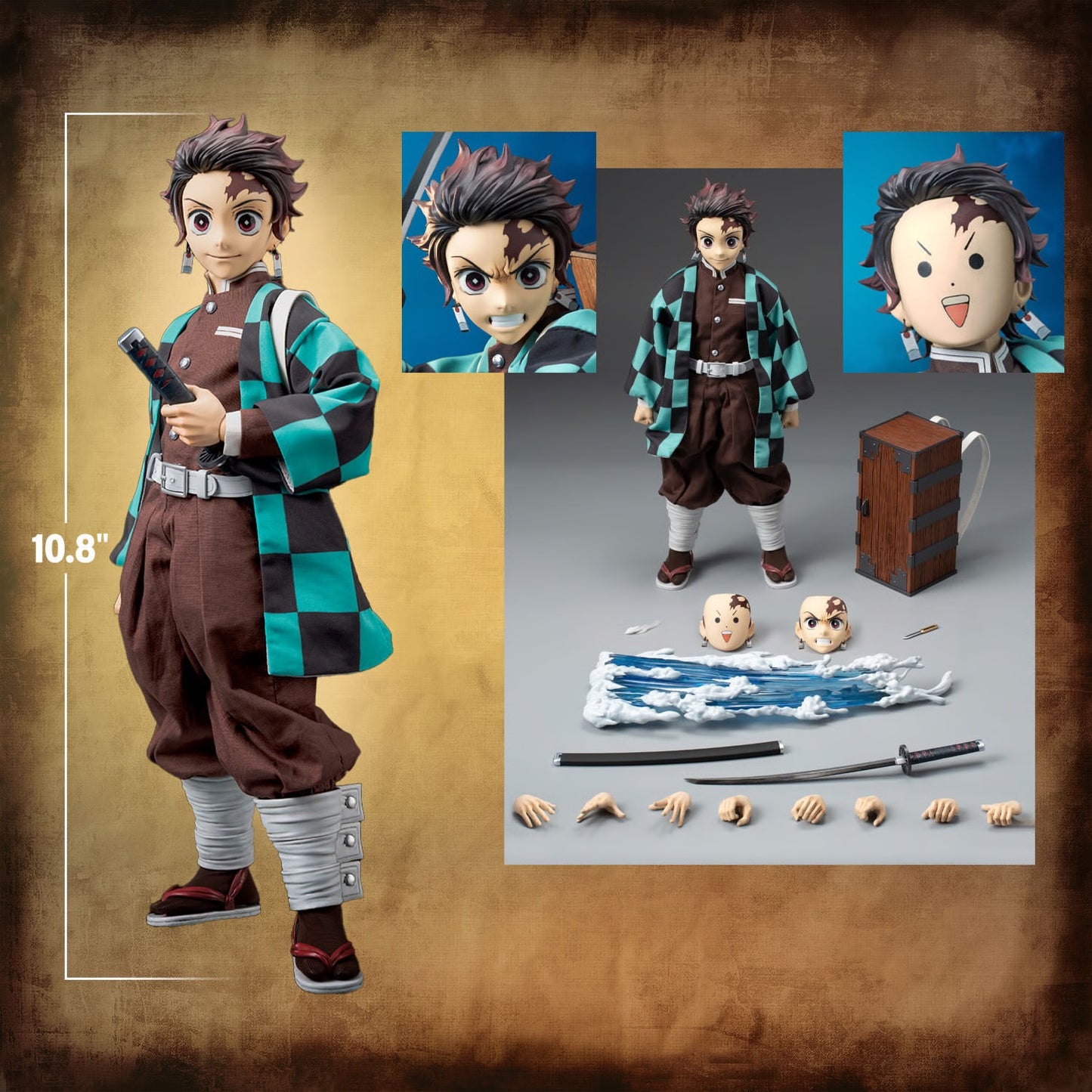 (Pre-Order) TANJIRO KAMADO Sixth Scale Figure by Threezero