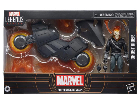 Marvel 85th Ann Legends Ghost Rider with Cycle 6in Action Figure