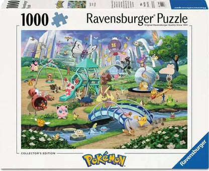 Adult puzzle 1000 pieces - Pokémon - Pokémon- Eevee and Park