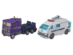 SHATTERED GLASS OPTIMUS PRIME SHATTERED GLASS RATCHET BY TAKARA TOMY