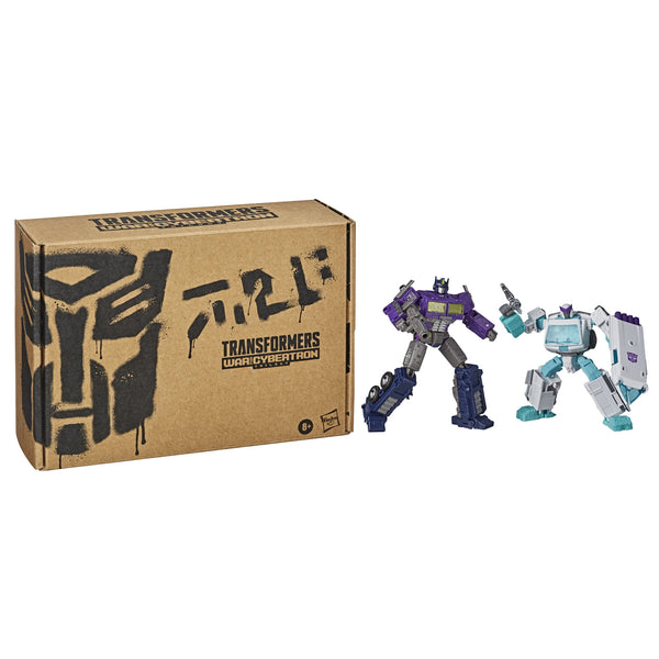 SHATTERED GLASS OPTIMUS PRIME SHATTERED GLASS RATCHET BY TAKARA TOMY