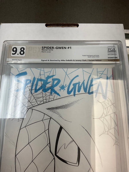 PGX Spider-gwen #1 Sketch by Mike DeBalfo and Jeremy Clark