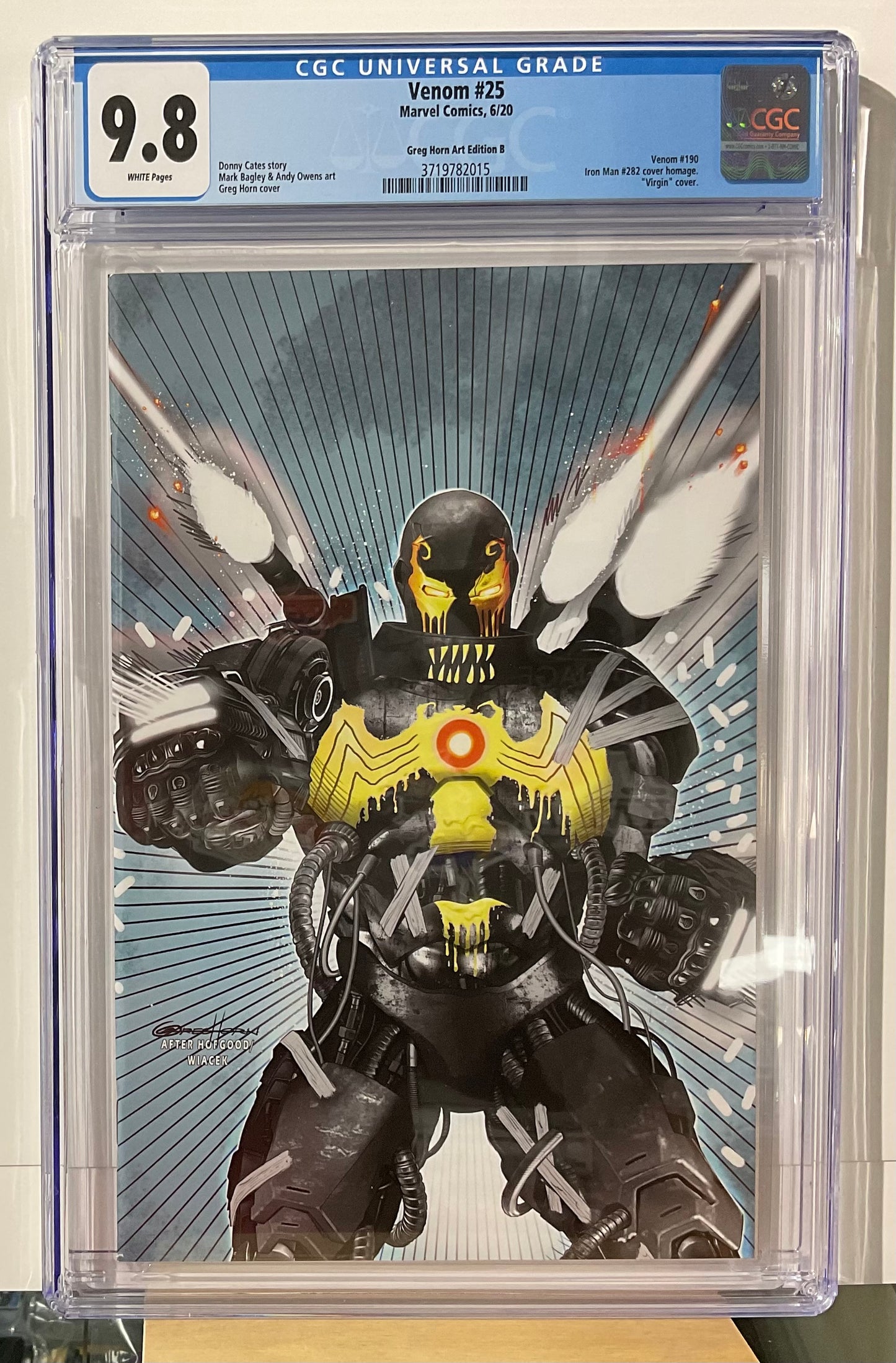 Venom #25 CGC 9.8 Greg Horn Art Edition