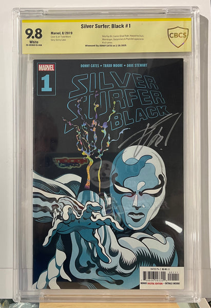 Silver Surfer Black (2019 Marvel) #1A CBCS Signature 9.8 Donny Cates