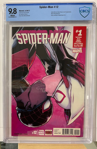 Spider-Man (2016 Marvel) #12A CBCS 9.8