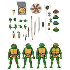 NECA TMNT Leonardo Donatello Raphael Michelangelo 4-Pack