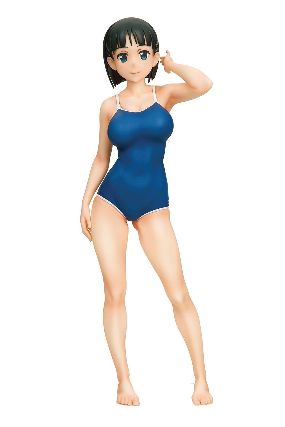 SWORD ART ONLINE SUGUHA KIRIGAYA SWIMSUIT 1/7 PVC FIG NAVY (Q-SIX BEAT)