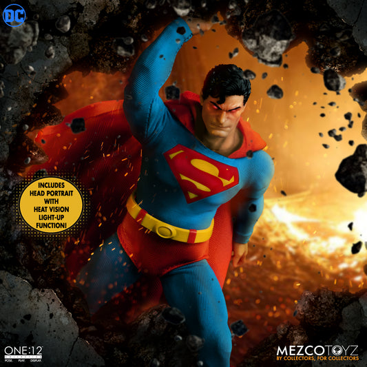 ONE-12 COLLECTIVE SUPERMAN MAN OF STEEL EDITION AF by MEZCO TOYS