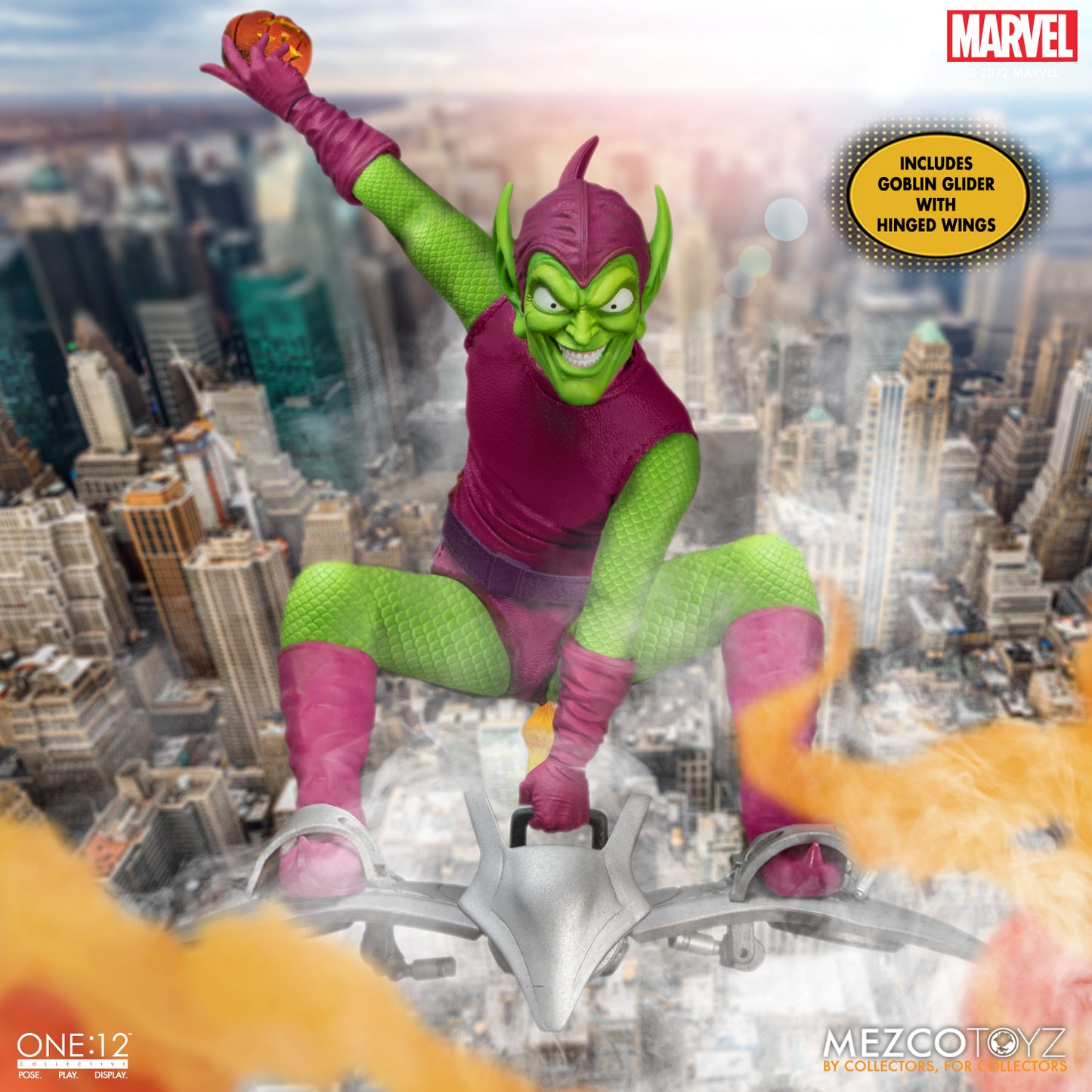 ONE-12 COLLECTIVE MARVEL GREEN GOBLIN DELUXE AF by MEZCO TOYS