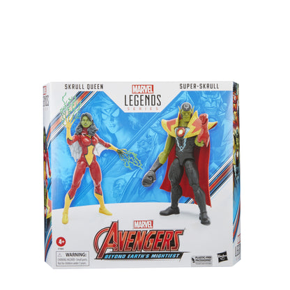 The Avengers 60th Anniversary Marvel Legends Skrull Queen and Super Skrull Two-Pack