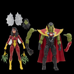 The Avengers 60th Anniversary Marvel Legends Skrull Queen and Super Skrull Two-Pack