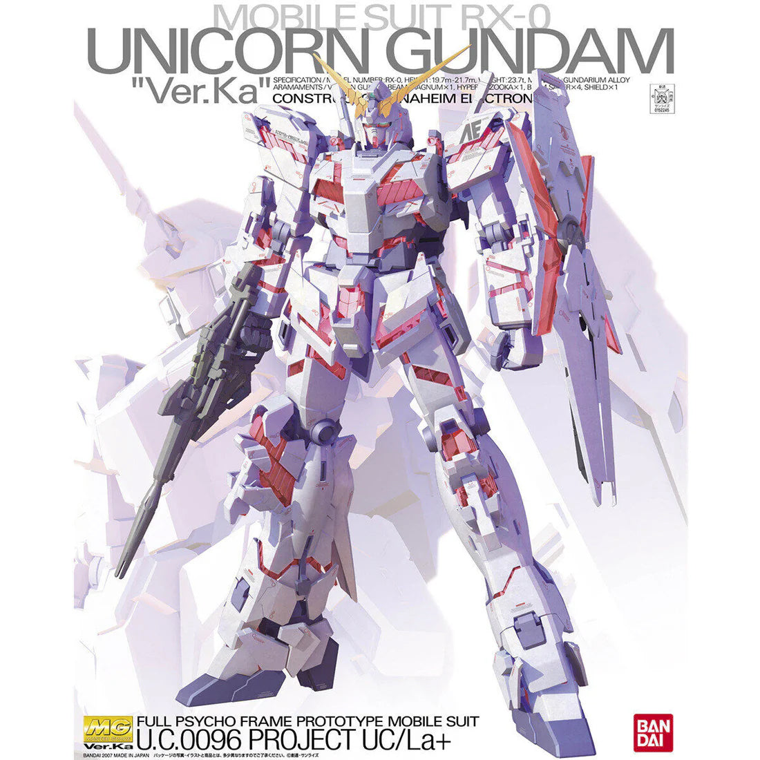 Gundam Unicorn Ka Ver Mg Model Kit
