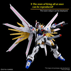 Gundam Seed Freedom Mighty Strike Freedom Gundam Hg Model Kit