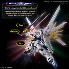 Gundam Seed Freedom Mighty Strike Freedom Gundam Hg Model Kit