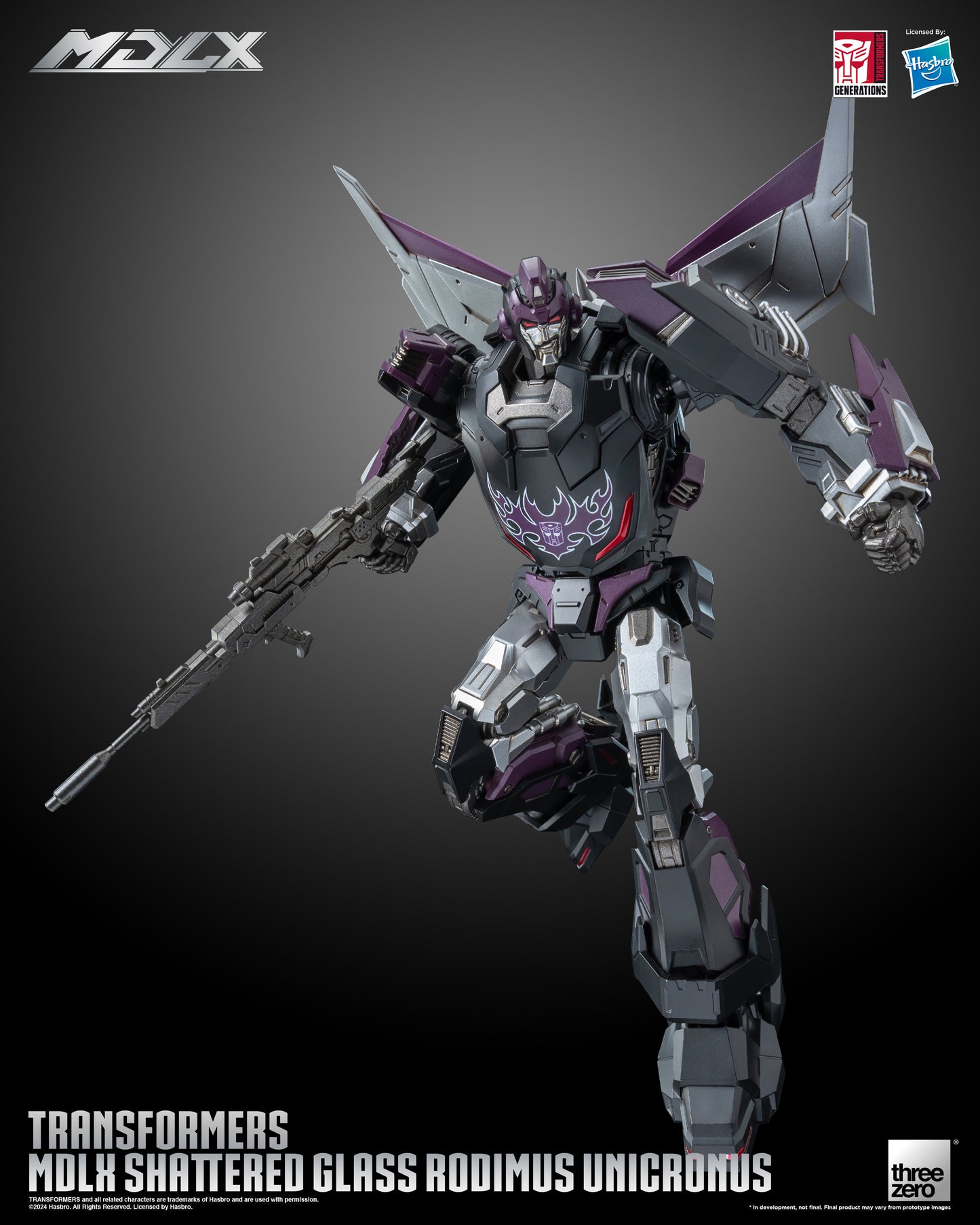 TRANSFORMERS MDLX SHATTERED GLASS RODIMUS UNICRONUS AF
