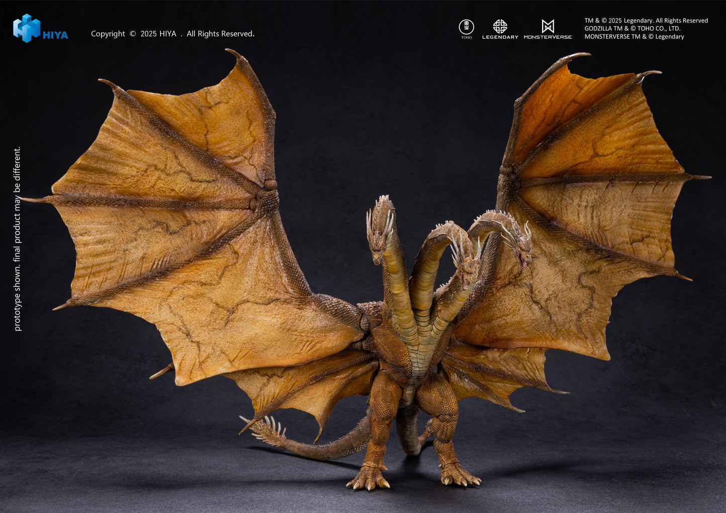 (Pre-Order) GODZILLA KING O/T MONSTERS EXQ BASIC KING GHIDORAH 2.0 PX AF
